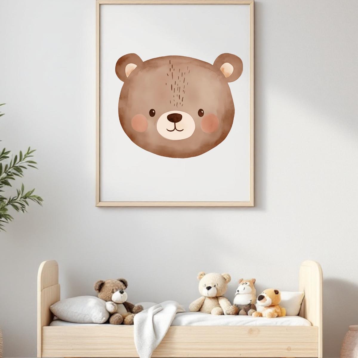 Poster Bär braun Poster Bär braun